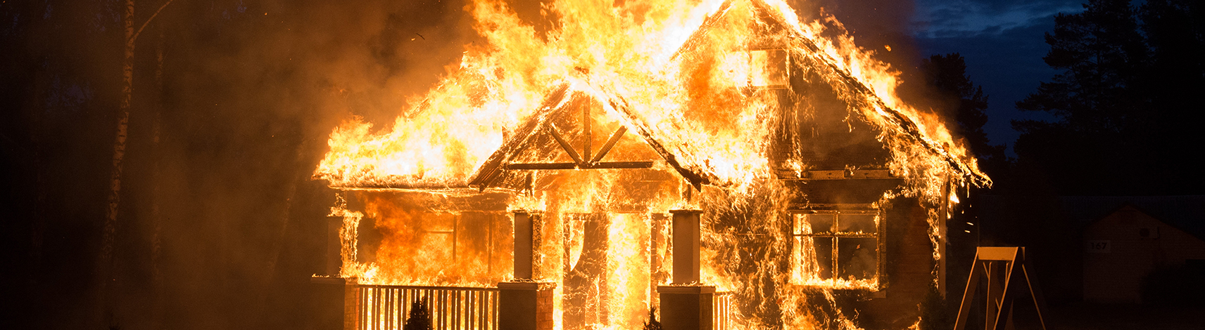 Home on fire - How to Prevent and Plan for House Fires - Header Image