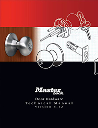 Manuale ferramenta per porte Master Lock